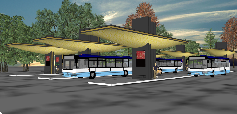 上海奉賢區(qū)奉浦交通 樞紐候車站